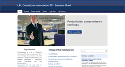 Desktop Screenshot of llconsultores.com.br